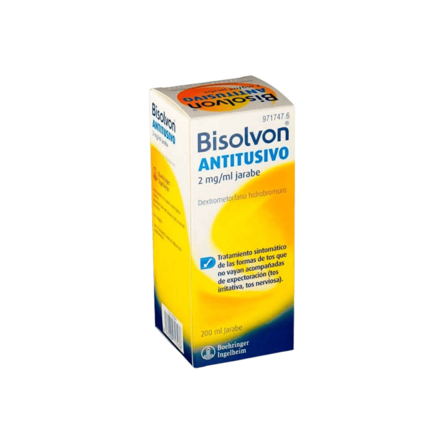 BISOLVON ANTITUSIVO 10 MG 5 ML JARABE 200 ML Farmacia Del Palau