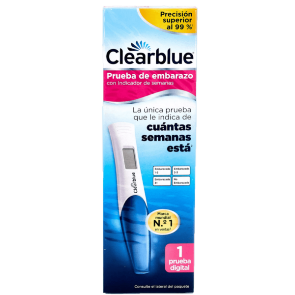 clearblue digital test embarazo