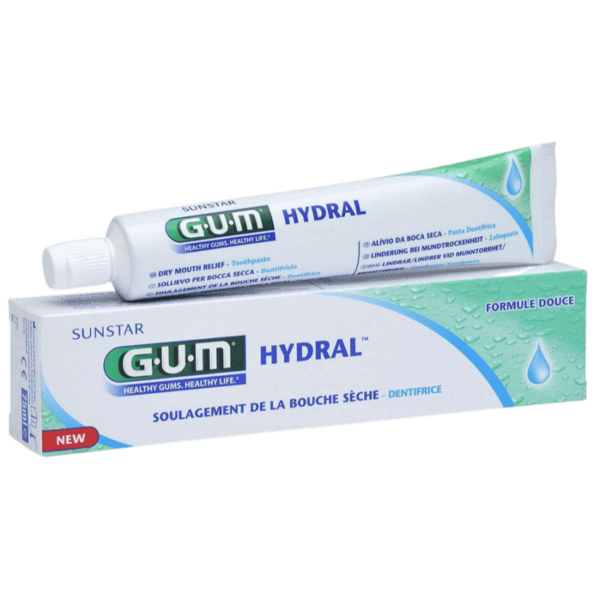 gum hydral pasta dental 75 ml boca seca