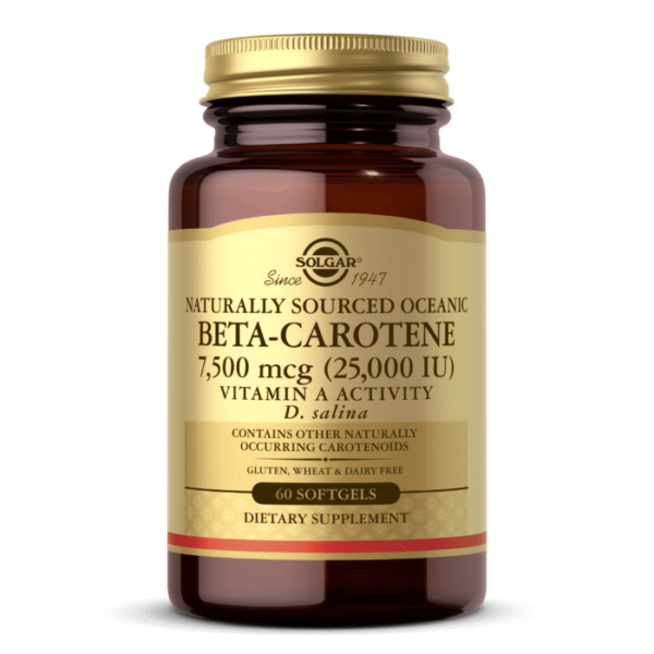 beta caroteno marino 7 mg 60caps solgar