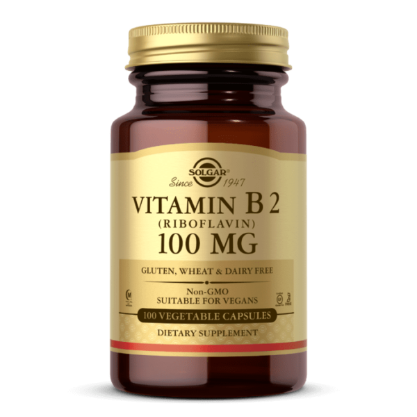 vitamina b2 riboflavina 100 caps solgar