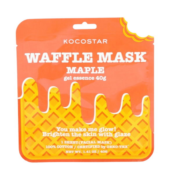 kocostar waffle mask maple 40 g