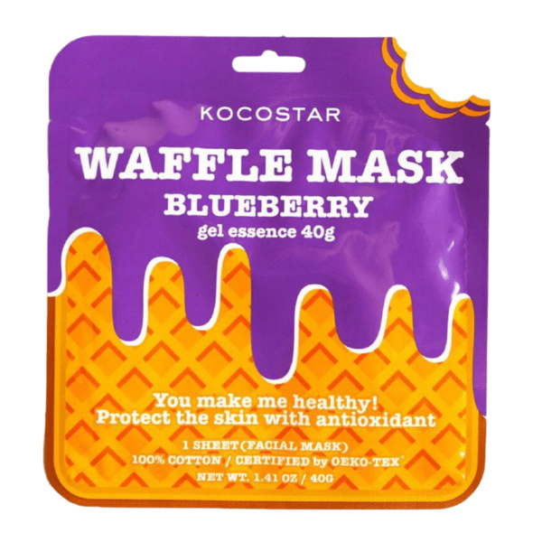 kocostar mascarilla waffle esencia 40 gr blueberry