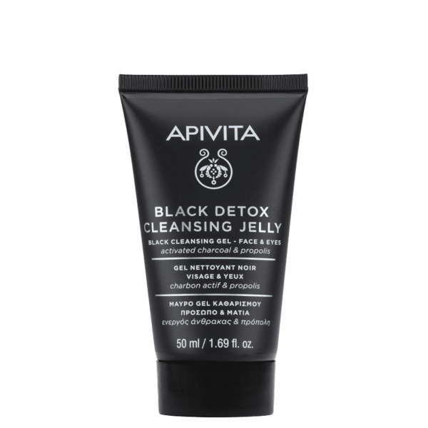 black detox cleansing jellu carbon activado 50 ml apivita