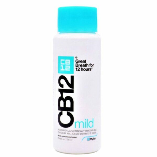 cb12 mild mint enjuague bucal 250 ml mylan