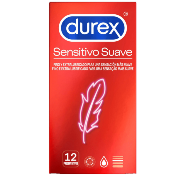 durex preservativos sensitivo suave 12 ud