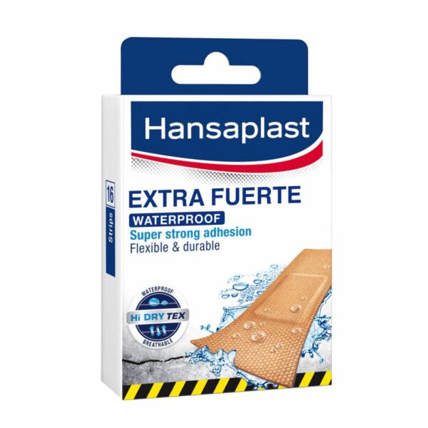 hansaplast extra fuerte impermeable 16 uds