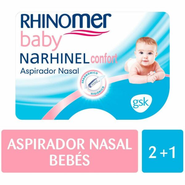 narhinel baby confort aspirador nasal 2 recambios rhinomer