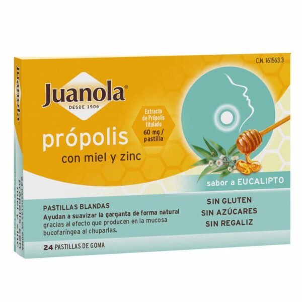 pastillas blandas propolis miel zinc eucalipto juanola