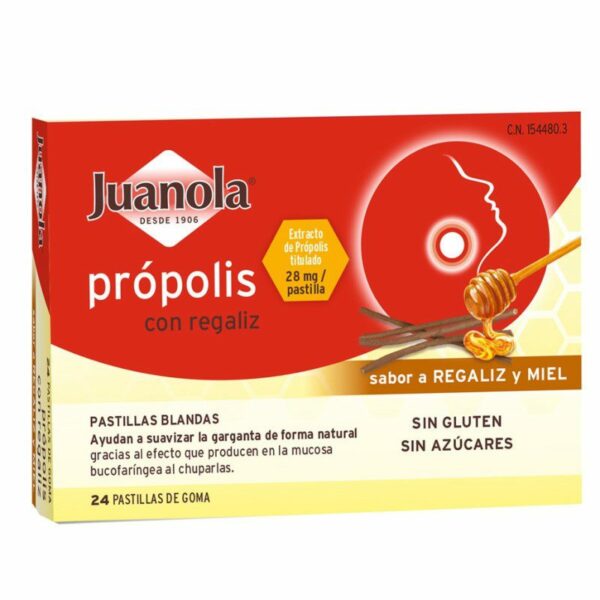 pastillas blandas propolis regaliz juanola