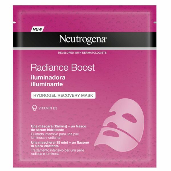 radiance boost mascarilla iluminadora neutrogena