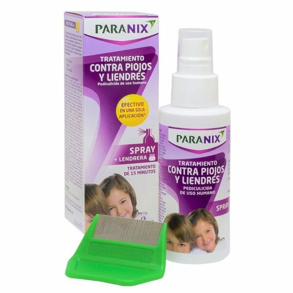 Paranix Lendrera: elimina piojos y liendres sin dañar el cabello.