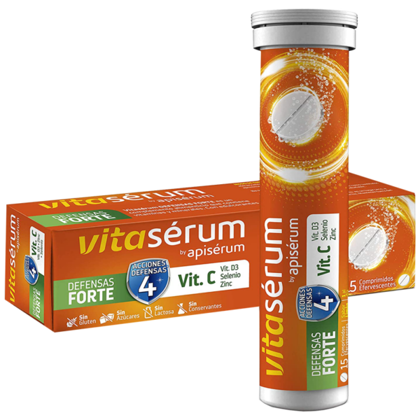 vitaserum defensas forte 15 comprimidos apiserum