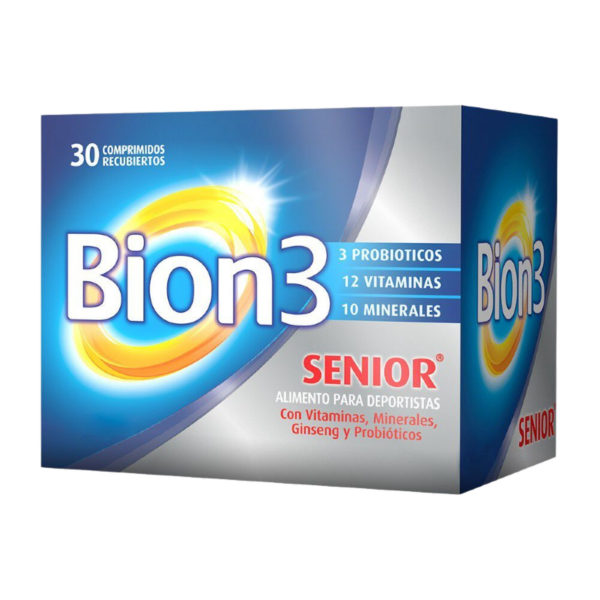bion 3 senior comprimido recubierto 30 unidades vitaminas