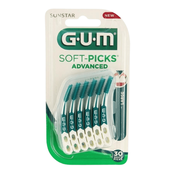 gum soft picks advanced large 30 unidades
