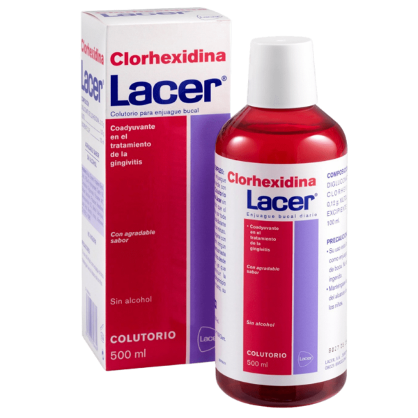 lacer colutorio clorhexidina 500 ml