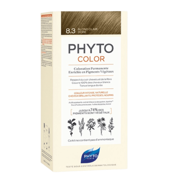 phytocolor tinte pelo 8.3.rubio claro