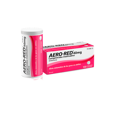 aero red 40 mg 100 comprimidos masticables 701961.9