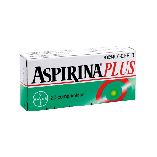 aspirina plus 500 50 mg 20 comprimidos 832949.6