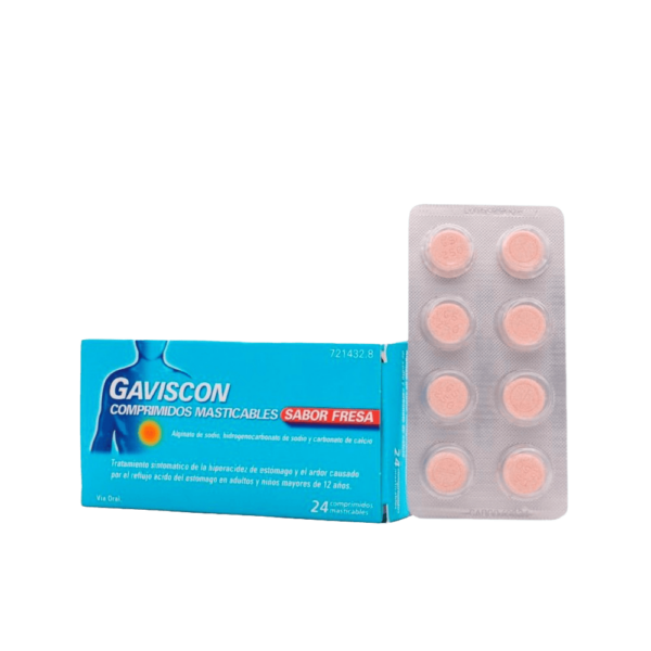 gaviscon 24 comprimidos masticables sabor fresa removebg 1 721432