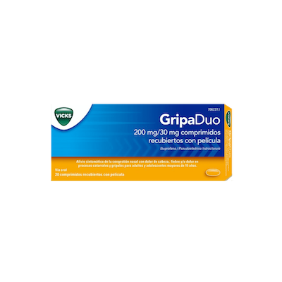 gripaduo comprimidos recubiertos 200 30 mg 20 uds 706227.1